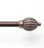 Antique Copper 36 Inch expandable to 66 Inch Iron Curtain Rod with Bracket