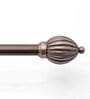 Antique Copper 52 Inch expandable to 144 Inch Iron Curtain Rod with Bracket