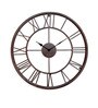 Brown Brass Vintage Wall Clock