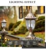 Antique Die-Cast Outdoor Post Main Gate Light-B22 Base