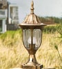 Antique Die-Cast Outdoor Post Main Gate Light-B22 Base