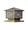 Modern Antique Gold Aluminium Gate Light