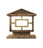 Modern Antique Gold Aluminium Gate Light