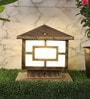 Modern Antique Gold Aluminium Gate Light