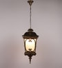 Antique Gold Aluminium Outdoor Hanging Light
