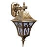 Mieko Antique Gold Aluminium Outdoor Wall Light