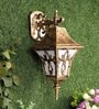 Mieko Antique Gold Aluminium Outdoor Wall Light