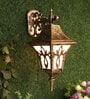 Mieko Antique Gold Aluminium Outdoor Wall Light