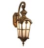 Miu Antique Gold Aluminium Outdoor Wall Light