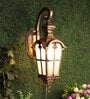Miu Antique Gold Aluminium Outdoor Wall Light