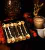 Antique Gold Classic Brass Cutlery Set of 6