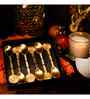 Antique Gold Classic Brass Cutlery Set of 6