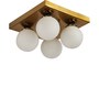 Euphoria Gold Aluminium & Mild Steel Globe Chandelier
