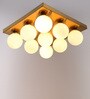 Planck Gold Aluminium & Mild Steel Globe Chandelier