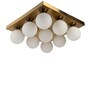 Planck Gold Aluminium & Mild Steel Globe Chandelier