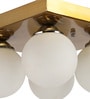 Euphoria Gold Aluminium & Mild Steel Globe Chandelier