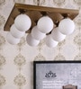 Planck Gold Aluminium & Mild Steel Globe Chandelier