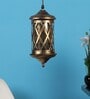 Bevel Antique Gold Iron Hanging Light