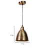 Sergio Gold Iron Hanging Light