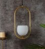 Rivae Antique Gold Iron Hanging Light
