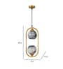 Yoshihisa Antique Gold Iron Hanging Light