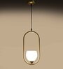Rivae Antique Gold Iron Hanging Light