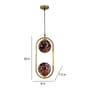 Plaza Antique Gold Iron Hanging Light