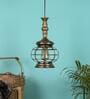 Patio Antique Gold Iron Hanging Light