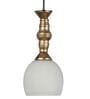 Spatial Antique Gold Iron Hanging Light