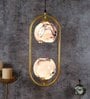 Yoshihisa Antique Gold Iron Hanging Light