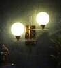 Antique Gold Iron Wall Light