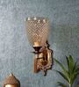 Antique Gold Iron Wall Light