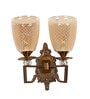 Antique Gold Iron Wall Light