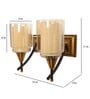 Antique Gold Iron Wall Light
