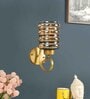 Bolanzo Antique Gold Iron and Glass Wall Sconces