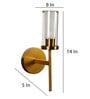 Ryan Metal Wallchieres (Antique Gold)