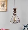 Elegant Antique Gold Metal Hanging Light
