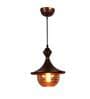 Zalto Antique Gold Metal Hanging Light