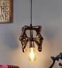 Anaya Antique Gold Metal Hanging Light