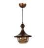 Zalto Antique Gold Metal Hanging Light
