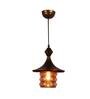 Adam Antique Gold Metal Hanging Light