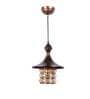 Adam Antique Gold Metal Hanging Light
