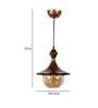 Royal Antique Gold Metal Hanging Light