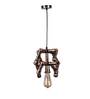 Anaya Antique Gold Metal Hanging Light