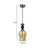 Janerio Antique Gold Metal Hanging Light