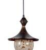 Hues Antique Gold Metal Hanging Light