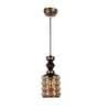Liama Antique Gold Metal Hanging Light