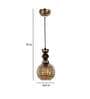 Genova Antique Gold Metal Hanging Light
