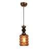 Liama Antique Gold Metal Hanging Light