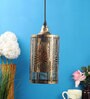 Kris Antique Gold Metal Hanging Light